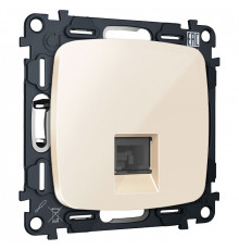 Розетка Ethernet RJ-45 и со шторками, без рамки Ambrella Volt OMEGA MO312005