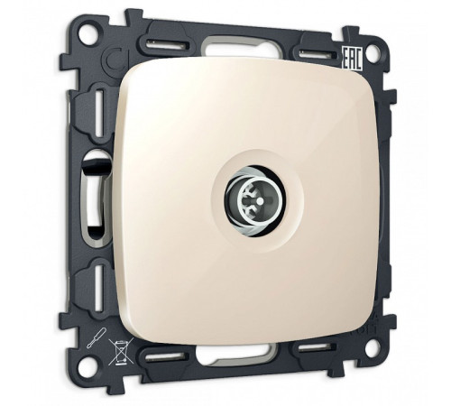 ТВ-розетка оконечная без рамки Ambrella Volt OMEGA MO313005