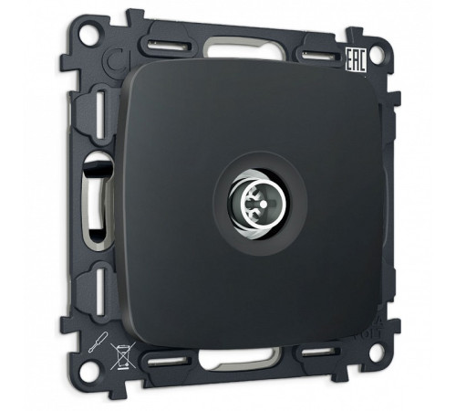 ТВ-розетка оконечная без рамки Ambrella Volt OMEGA MO913005