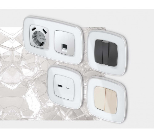 Рамка на 4 поста Ambrella Volt Coint OF640134