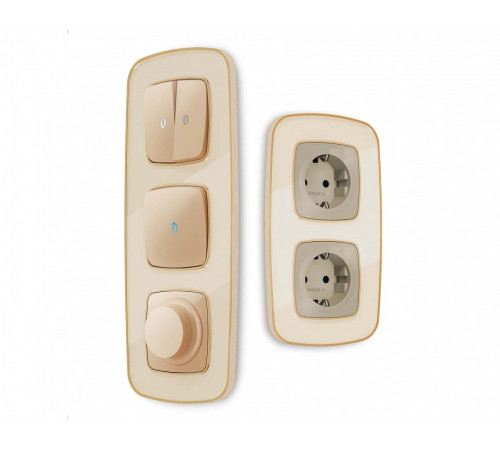 Рамка на 4 поста Ambrella Volt Coint OF640344