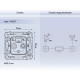 Механизм ТВ-розетки и SAT-розетки оконечные Ambrella Volt QUANT VM217