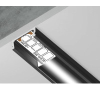 Профиль накладной Ambrella Light GP GP1700BK/BK