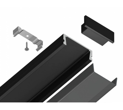 Профиль накладной Ambrella Light GP GP1700BK/BK