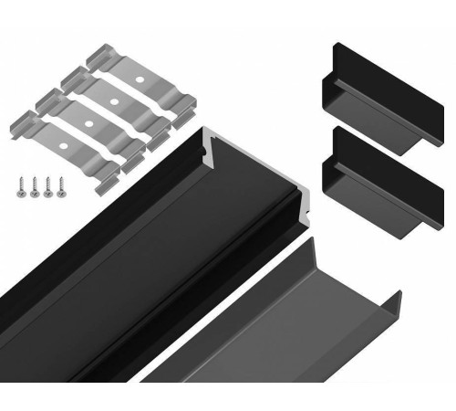 Профиль накладной Ambrella Light GP GP1700BK/BK