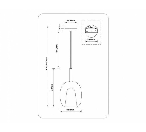 Подвесной светильник Ambrella Light LH LH11121
