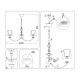 Подвесная люстра Ambrella Light HIGH LIGHT LH75024