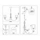 Подвесная люстра Ambrella Light HIGH LIGHT LH75025
