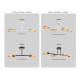 Люстра на штанге Ambrella Light TR TR8247
