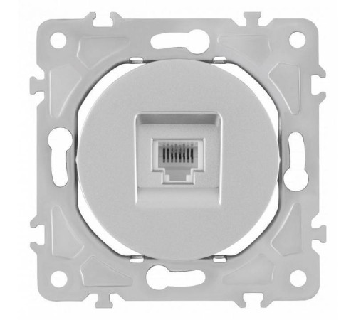 Розетка Ethernet RJ-45 без рамки Arte Milano am-202 202.45-1.silver