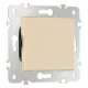 Выключатель проходной одноклавишный без рамки Arte Milano 203 203.32-1.shampan