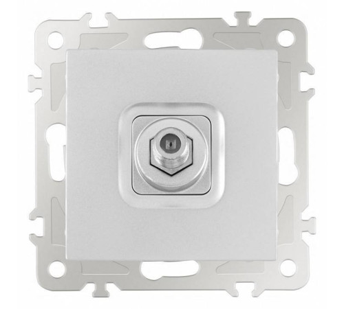 ТВ-розетка без рамки Arte Milano am-206 206.42-1.silver