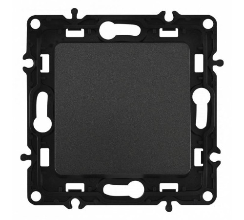 Выключатель проходной одноклавишный без рамки Arte Milano 217 217.32-1.black