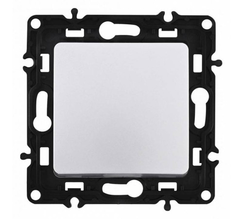 Выключатель проходной одноклавишный без рамки Arte Milano 217 217.32-1.silver