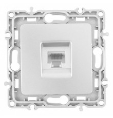 Розетка Ethernet RJ-45 без рамки Arte Milano am-217 217.45-1.silver