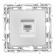 Розетка Ethernet RJ-45 без рамки Arte Milano am-217 217.45-1.silver
