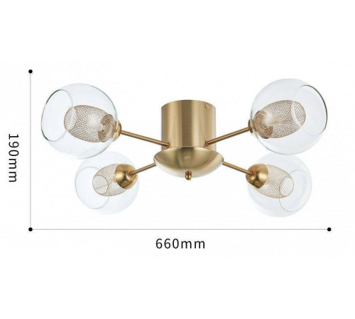 Потолочная люстра Arte Milano Neapolis-72880 272880/4 GD