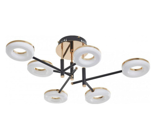 Потолочная люстра Arte Milano Ferrara-72999 272999/6 BK/GD