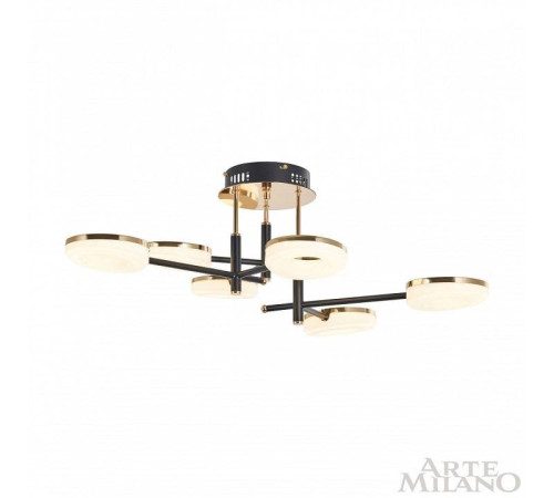 Потолочная люстра Arte Milano Ferrara-72999 272999/6 BK/GD