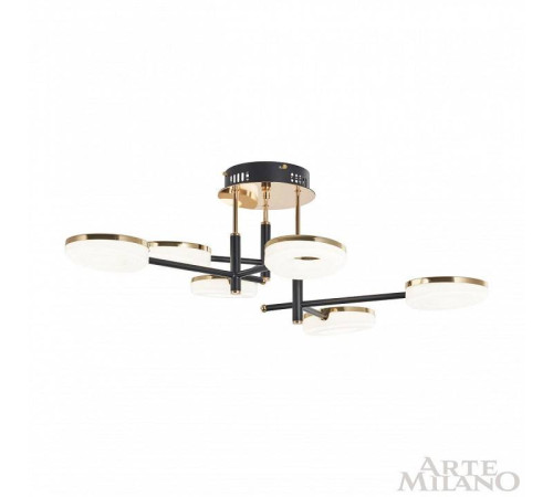 Потолочная люстра Arte Milano Ferrara-72999 272999/6 BK/GD
