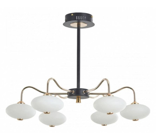 Люстра на штанге Arte Milano Neapolis-73908 273908/6 BK/GD