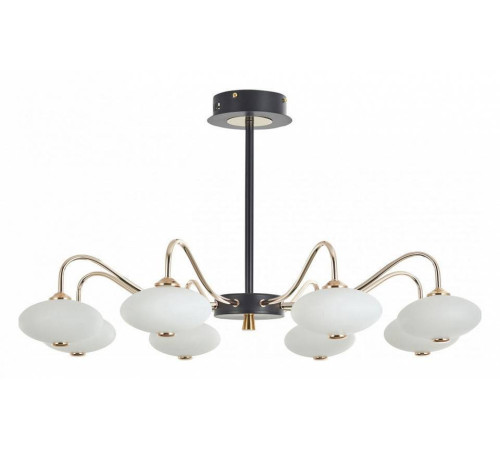 Люстра на штанге Arte Milano Neapolis-73908 273908/8 BK/GD