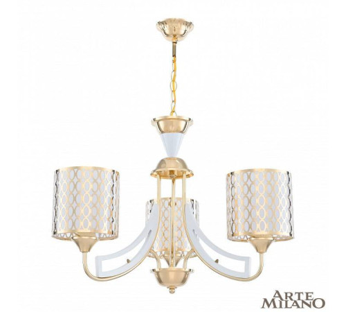 Подвесная люстра Arte Milano Florentia-3387 303387/3 Wh/Gd
