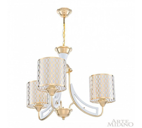 Подвесная люстра Arte Milano Florentia-3387 303387/3 Wh/Gd