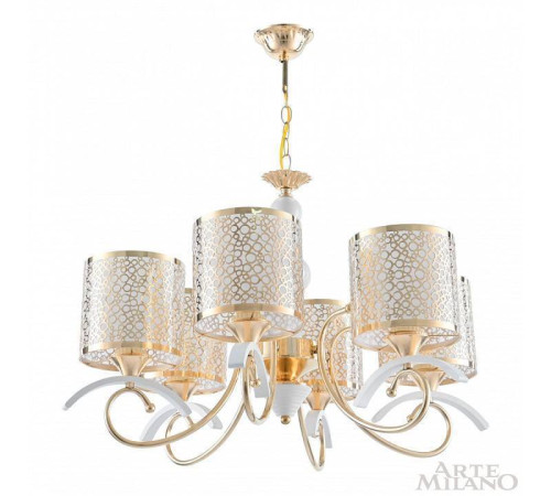 Подвесная люстра Arte Milano Florentia-9787 309787/6 Wh/Gd