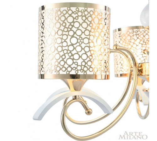 Подвесная люстра Arte Milano Florentia-9787 309787/6 Wh/Gd