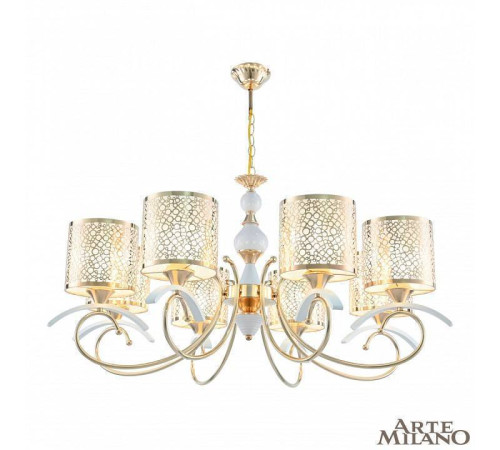 Подвесная люстра Arte Milano Florentia-9787 309787/8 Wh/Gd