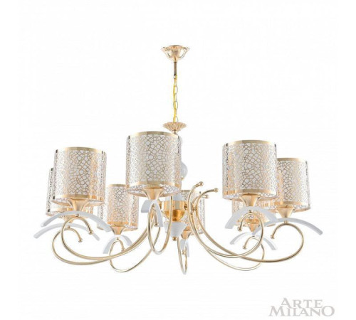 Подвесная люстра Arte Milano Florentia-9787 309787/8 Wh/Gd