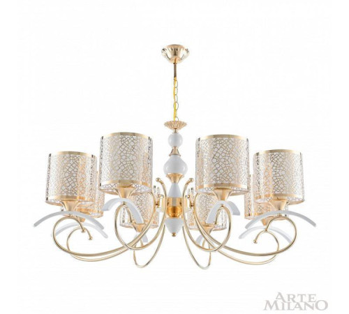 Подвесная люстра Arte Milano Florentia-9787 309787/8 Wh/Gd