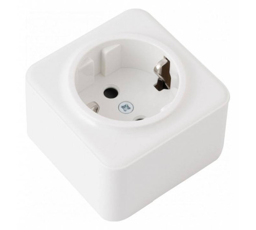 Розетка с заземлением и со шторкой Arte Milano am-310 310.40-1.white