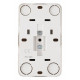 Розетка двойная с заземлением Arte Milano am-310 310.40-2.white