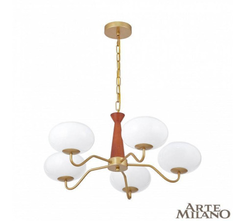 Подвесная люстра Arte Milano AM-Napoli 310166/D680/5 BS/WD