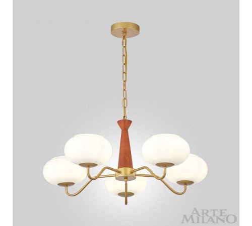 Подвесная люстра Arte Milano AM-Napoli 310166/D680/5 BS/WD