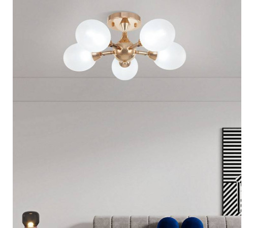 Люстра на штанге Arte Milano Napoli 5 ламп 332420/5 FGD