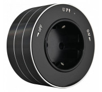 Розетка с заземлением на треке Arte Milano Am-track-sockets 380011TS/ES Black