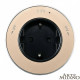 Розетка с заземлением для трека Arte Milano Am-track-sockets золото 380011TS/ES Gold
