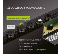 Розетка с заземлением на треке Arte Milano Am-track-sockets 380011TS/ES Grey