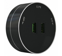 Розетка 2xUSB на треке Arte Milano Am-track-sockets 380011TS/USBx2 Black