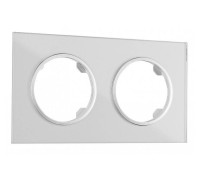 Рамка на 2 поста Arte Milano am-502.01 502.01-2.silver