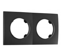 Рамка на 2 поста Arte Milano am-502.04 502.04-2.black