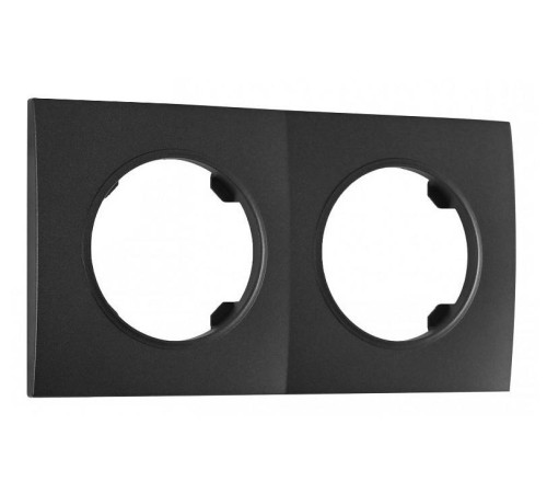 Рамка на 2 поста Arte Milano am-502.04 502.04-2.black