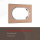 Рамка для двойной розетки Arte Milano am-502.11 502.11-double.brown