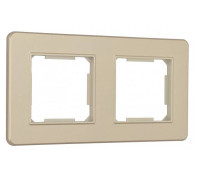 Рамка на 2 поста Arte Milano am-502.16 502.16-2.shampan