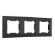 Рамка на 3 поста Arte Milano am-503.03 503.03-3.black