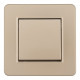 Выключатель одноклавишный Arte Milano SET16-1 SET16-1-30-1 shampan