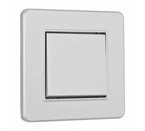 Выключатель одноклавишный Arte Milano SET16-1 SET16-1-30-1 silver